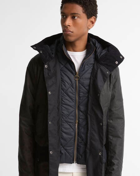Barbour Wachsparka Winter Beaufort Navy