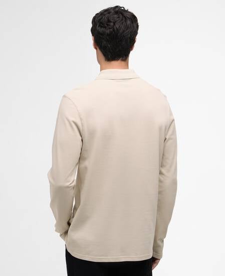Marshall Long-Sleeved Polo Shirt Mist