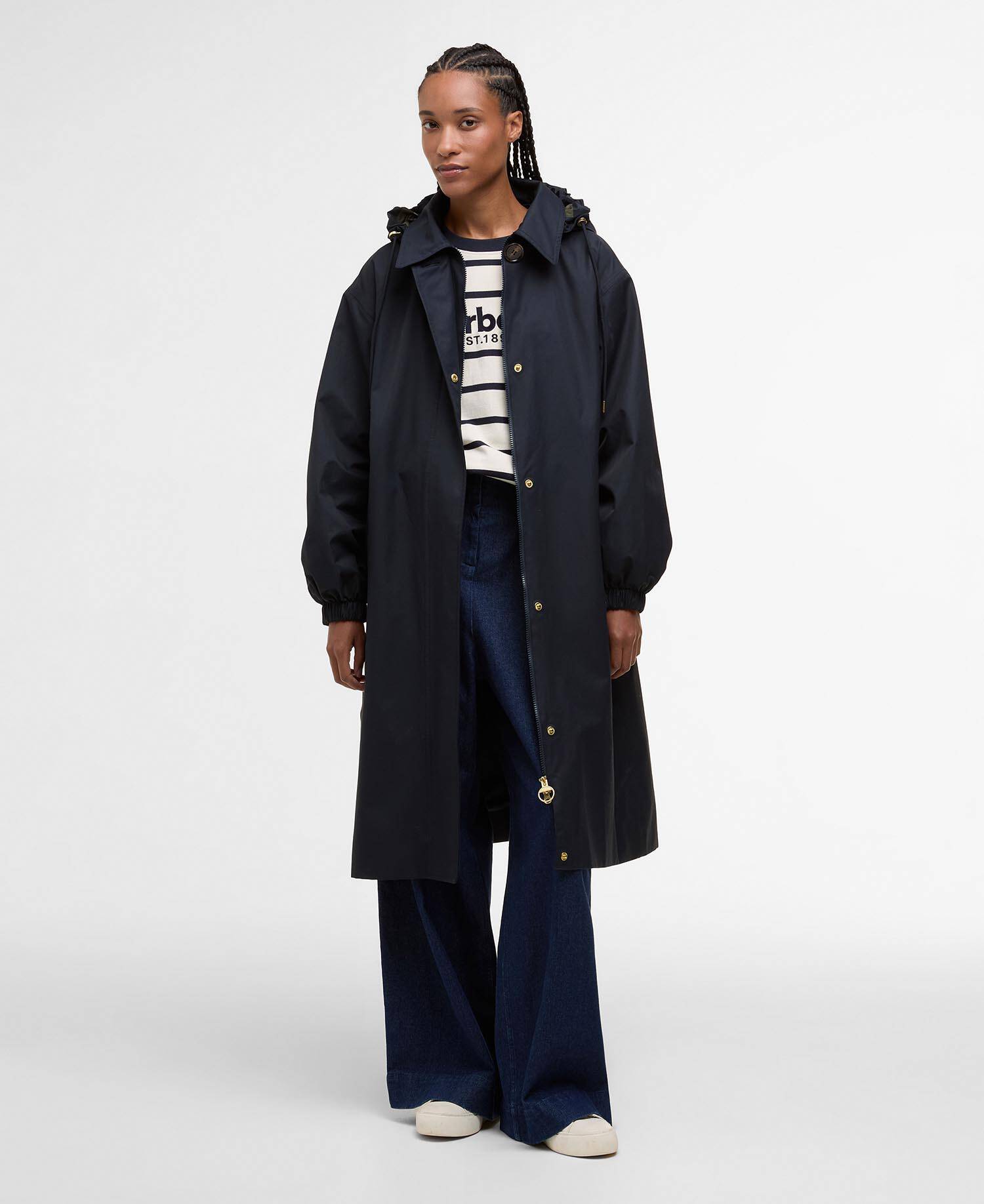 Bronagh Waterproof Jacket Dark Navy/Ancient Poplar image number 0