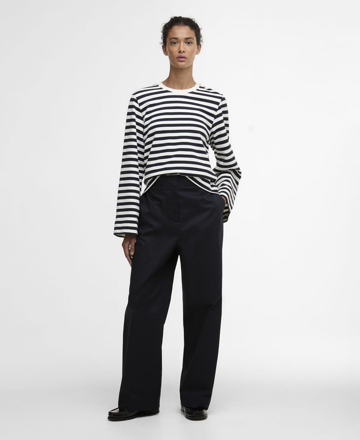 Hose Inez Wide-Leg Dark Navy
