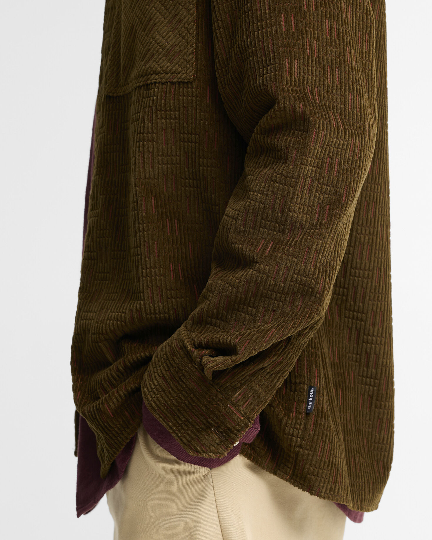 Barbour Cordhemd Ingleton Relaxed Fit Beech