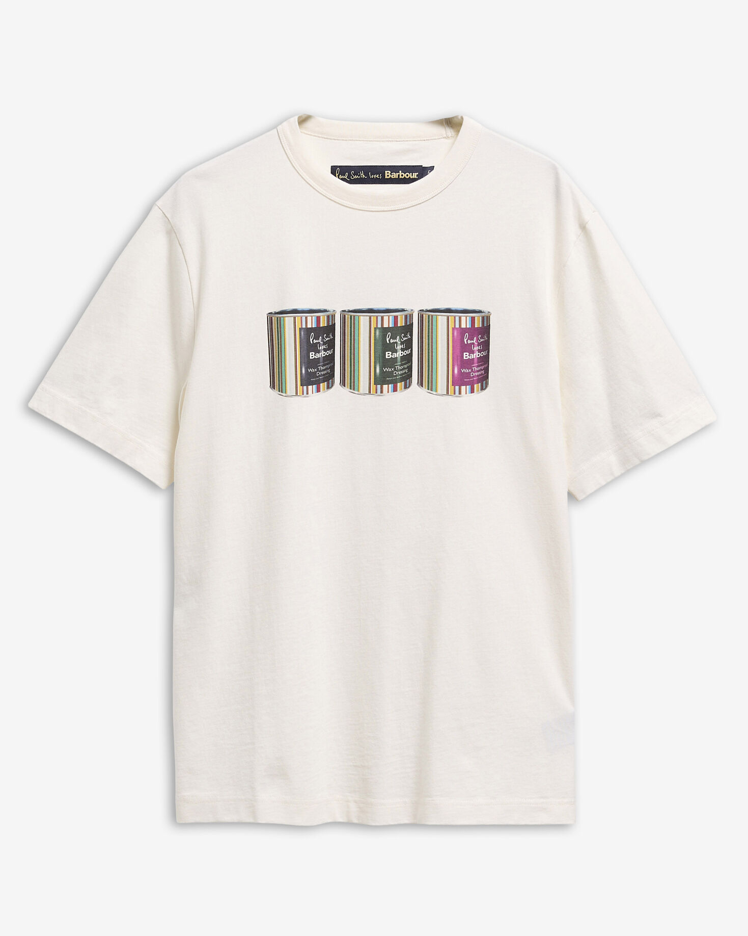 Buy Paul Smith Loves Barbour Tinned Graphic T-Shirt for GBP 69.95