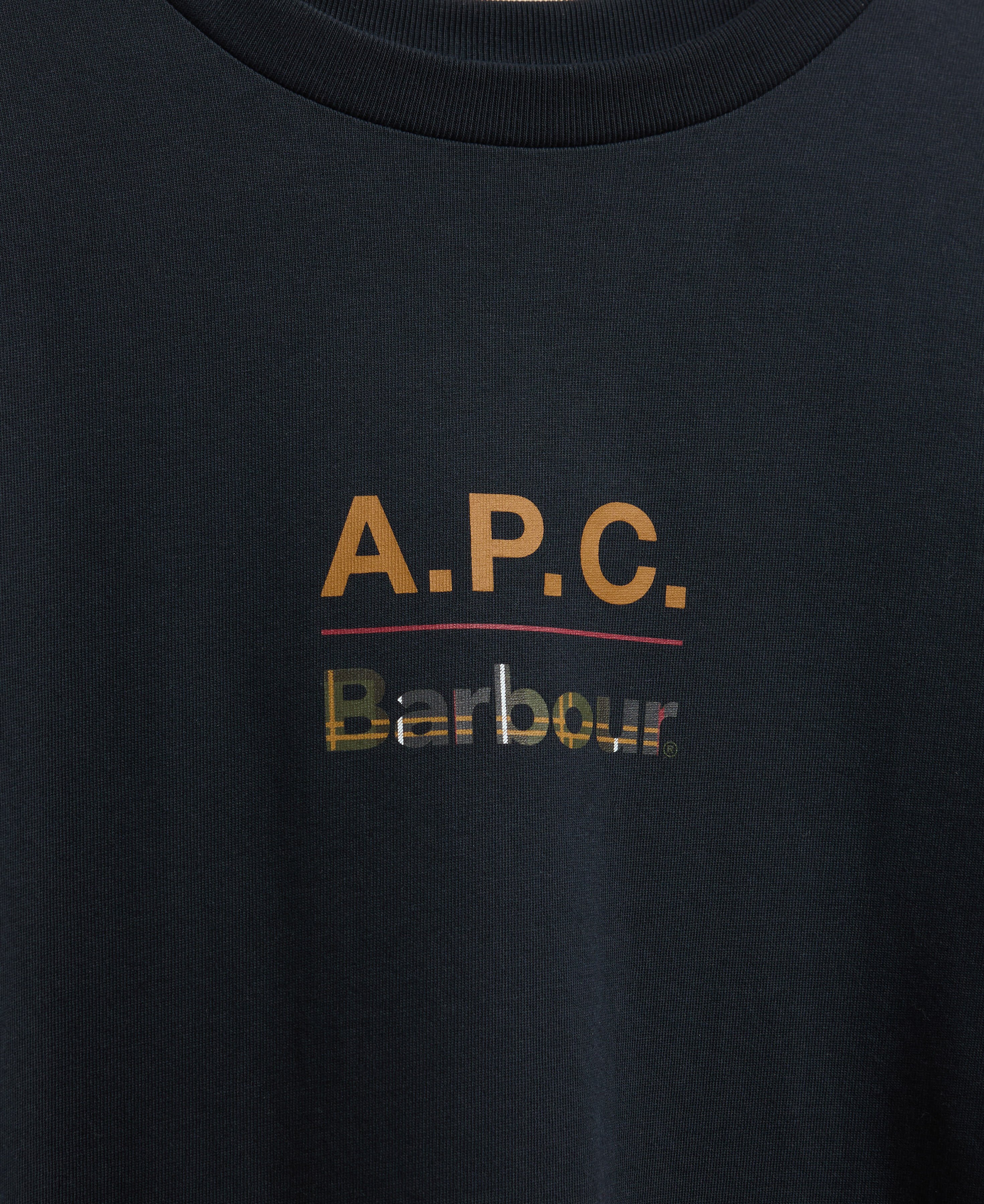 Barbour x A.P.C. T-Shirt Herren Dark Navy