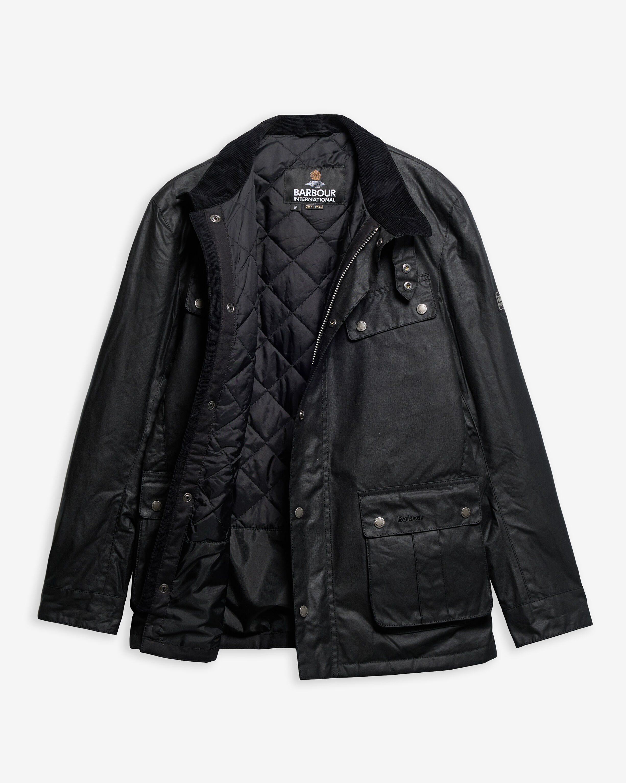 Tourer Duke Waxed Jacket Classic Black