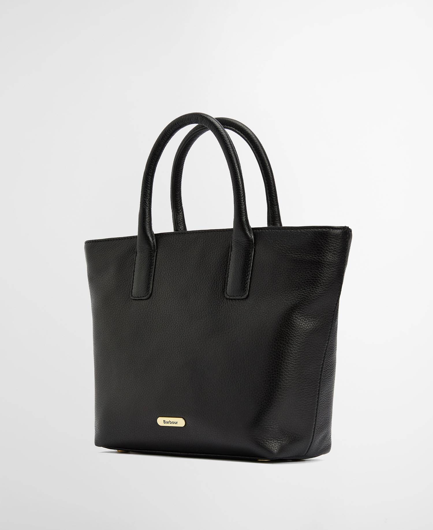 Birch Leather Tote Bag Black image number 6