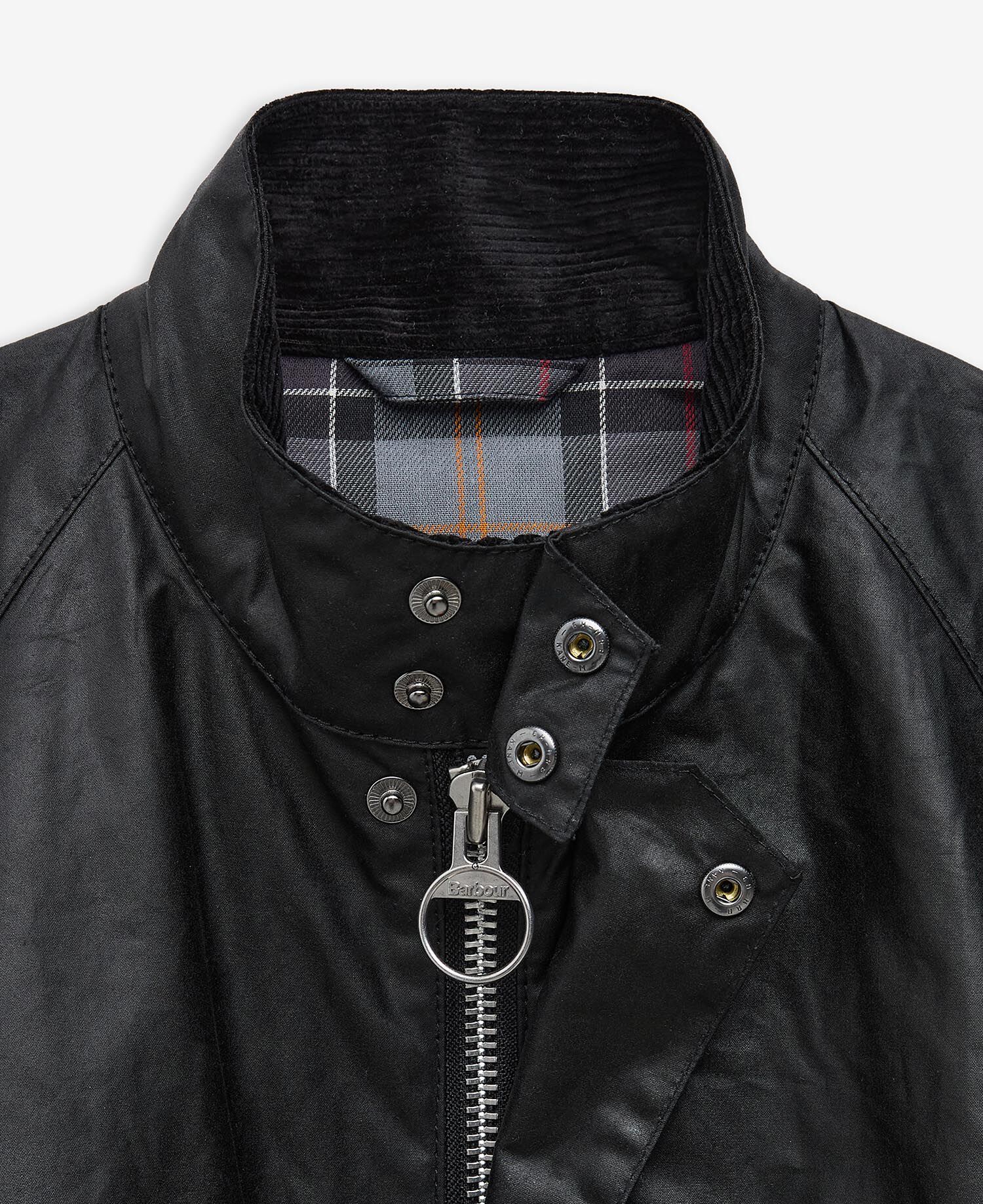 Blouson Transport Waxed Jacket Black