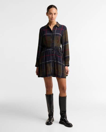 Ivybridge Mini Dress Shadow Classic Painted Tartan