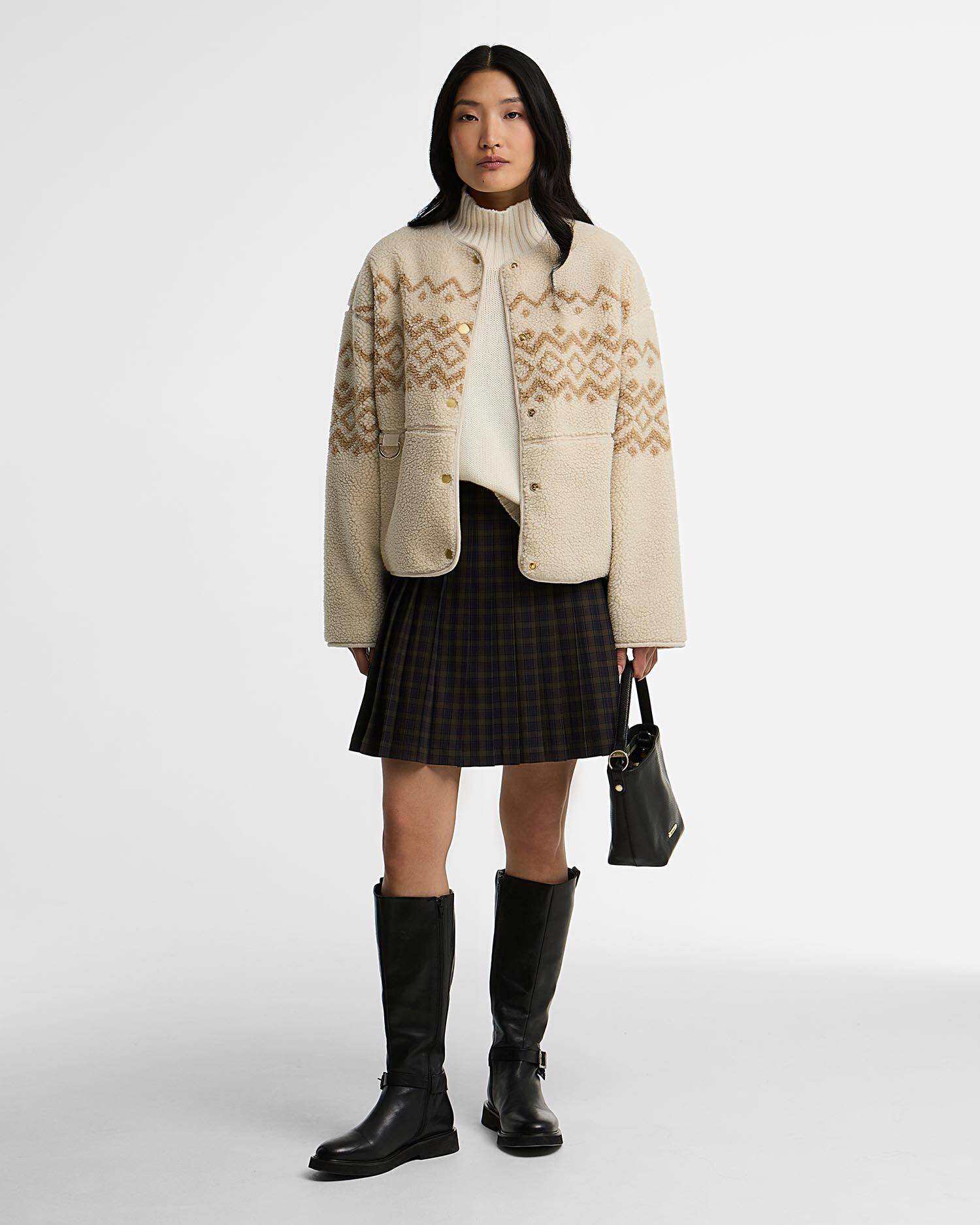 Barbour Fleecejacke Ferrisdale Fair Isle Multi image number 1