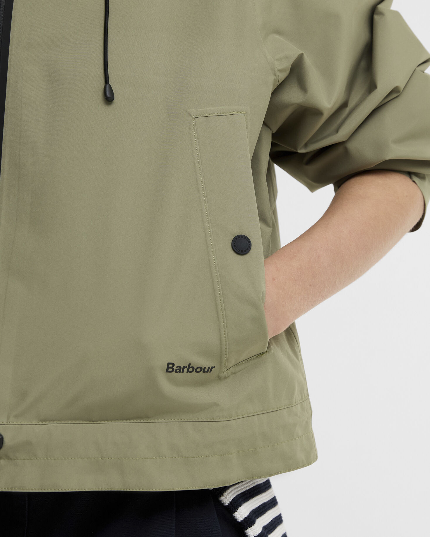 Giacca impermeabile Thorpe Bleached Olive/Fondant