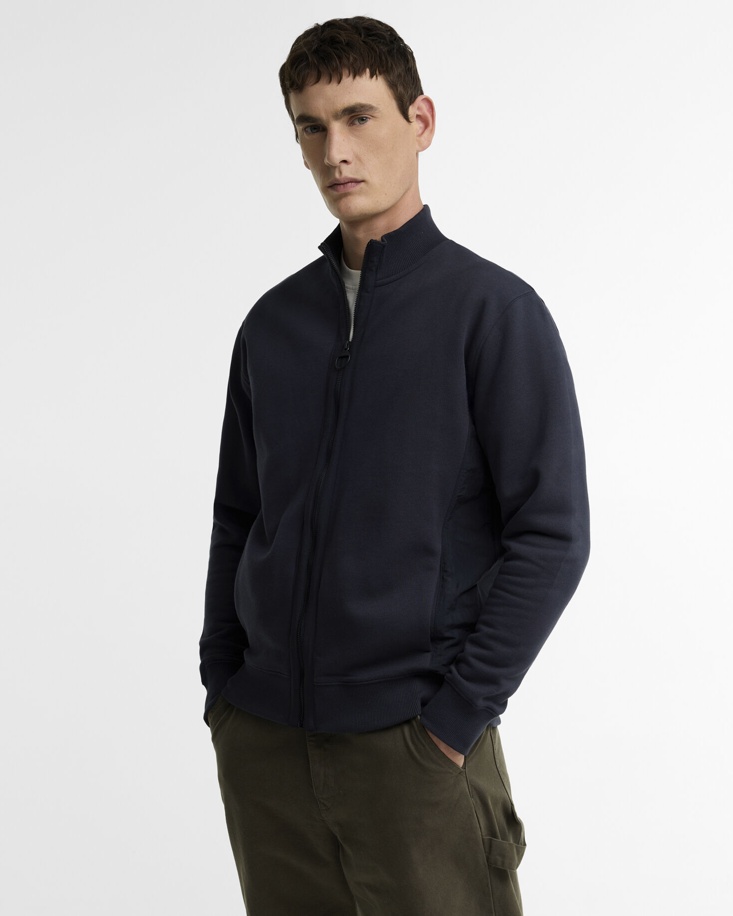 Caldbeck Zip-Up Sweatshirt Dark Navy