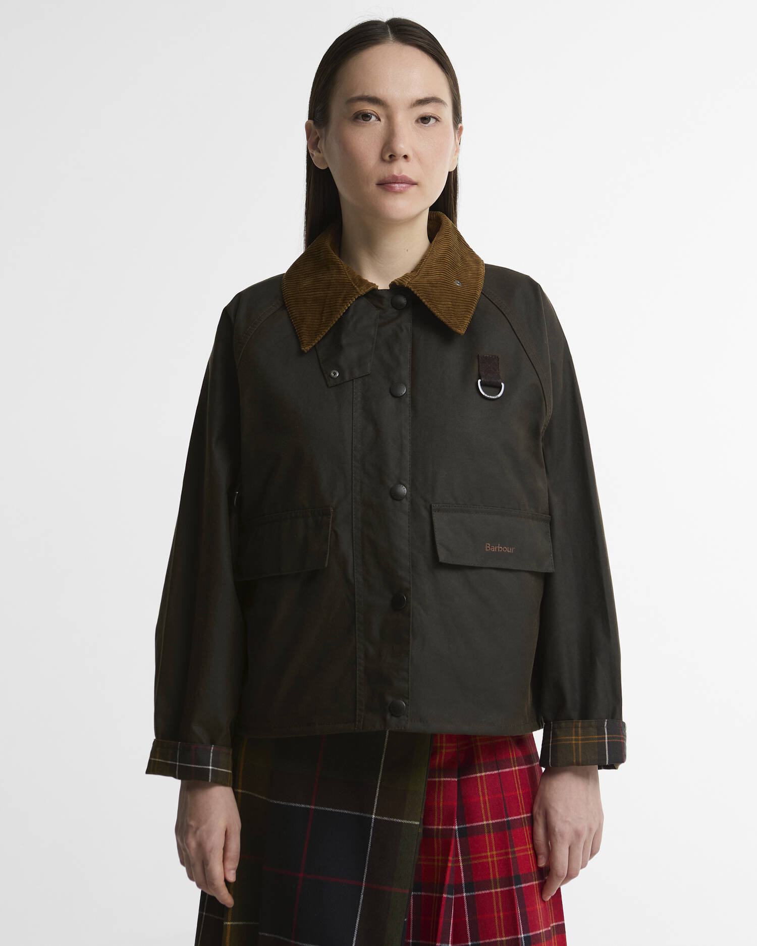 Women's Spey Waxed Jacket Olive/Beige/Classic image number 0