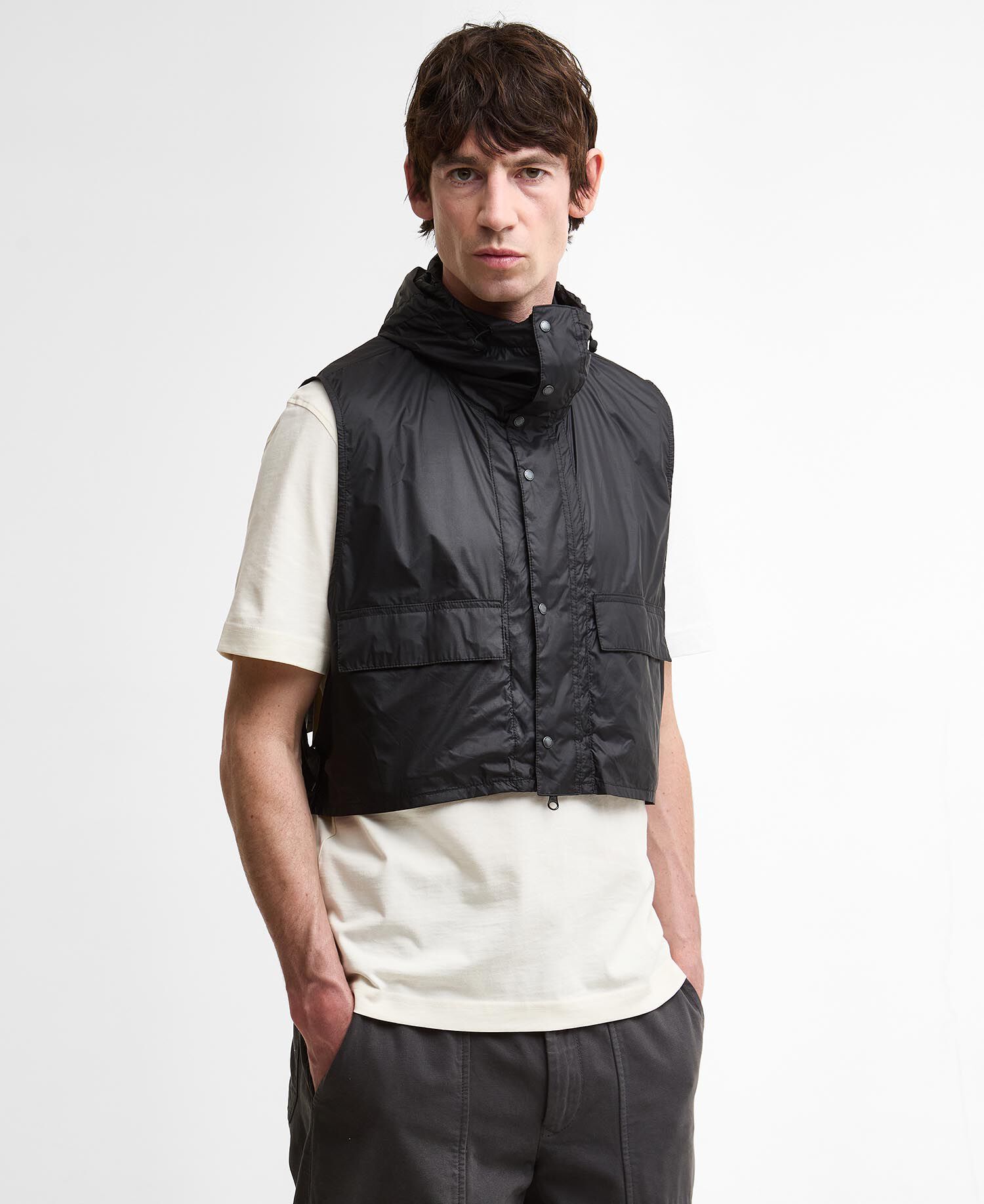 Barbour x Kaptain Sunshine Transport Smock Casual Jacket Dark Indigo