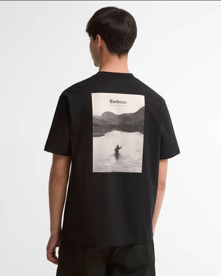 1986 Graphic Oversized T-Shirt Black