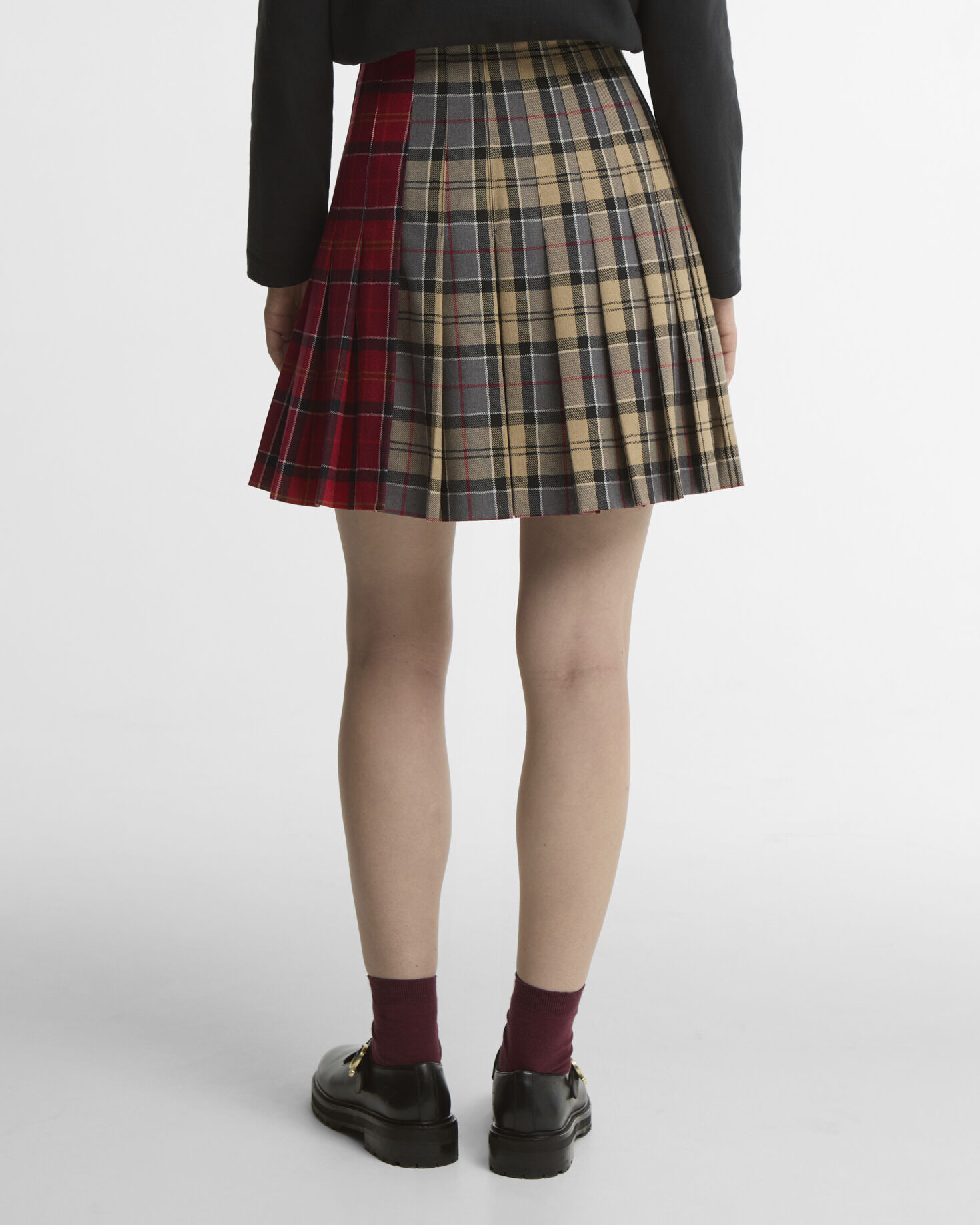 Mini gonna in tartan Gillian Cardinal Tartan Multi