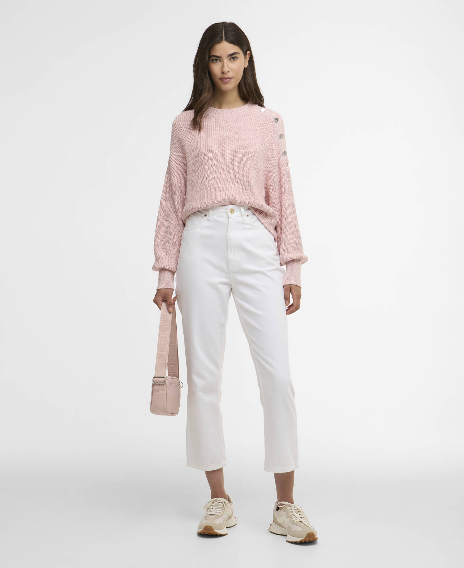 Alexis Crew-Neck Jumper Desert Pink image number 1