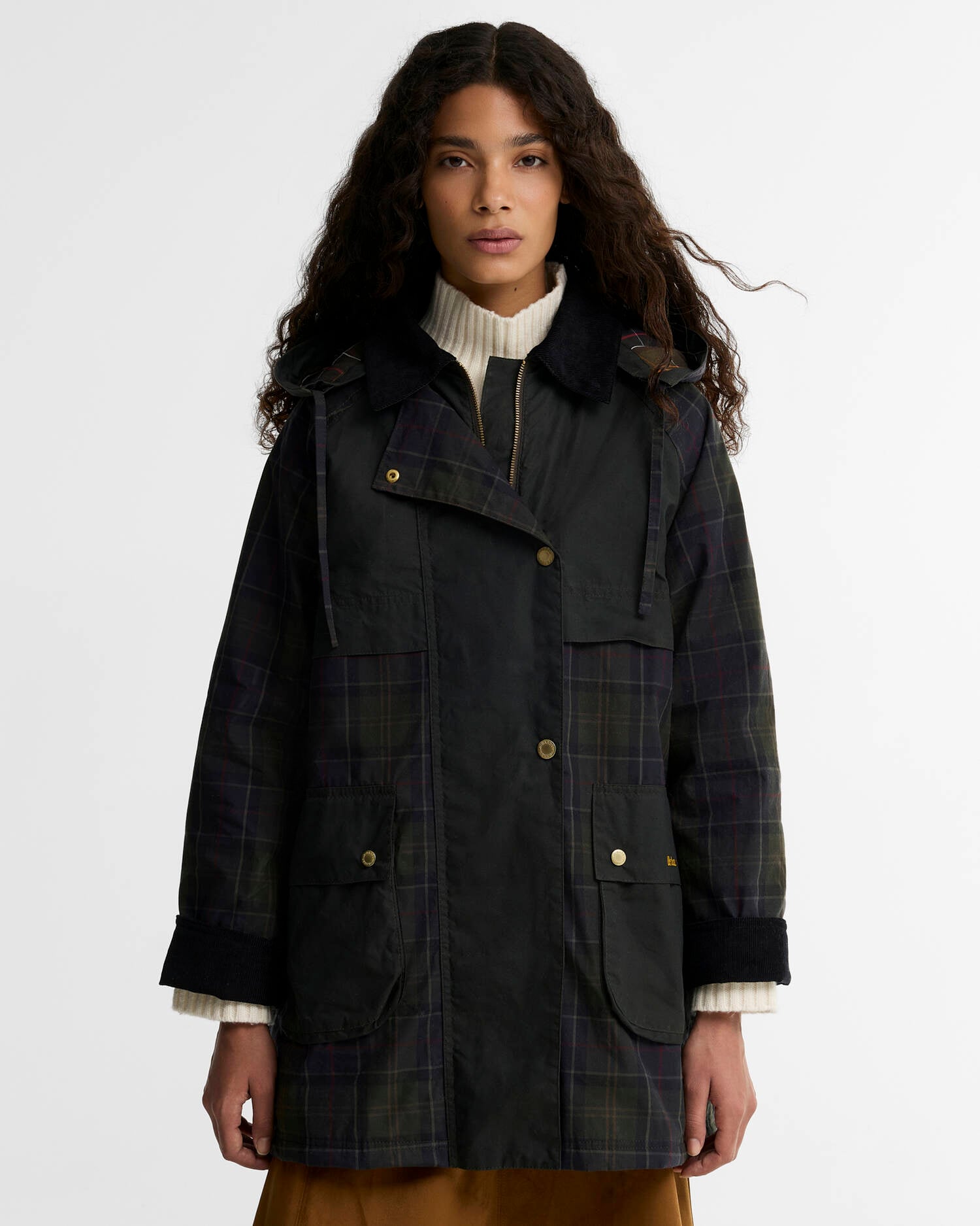 Giacca casual Elsie Shadow Classic/Dk Fern/Mixed Tartan image number 0