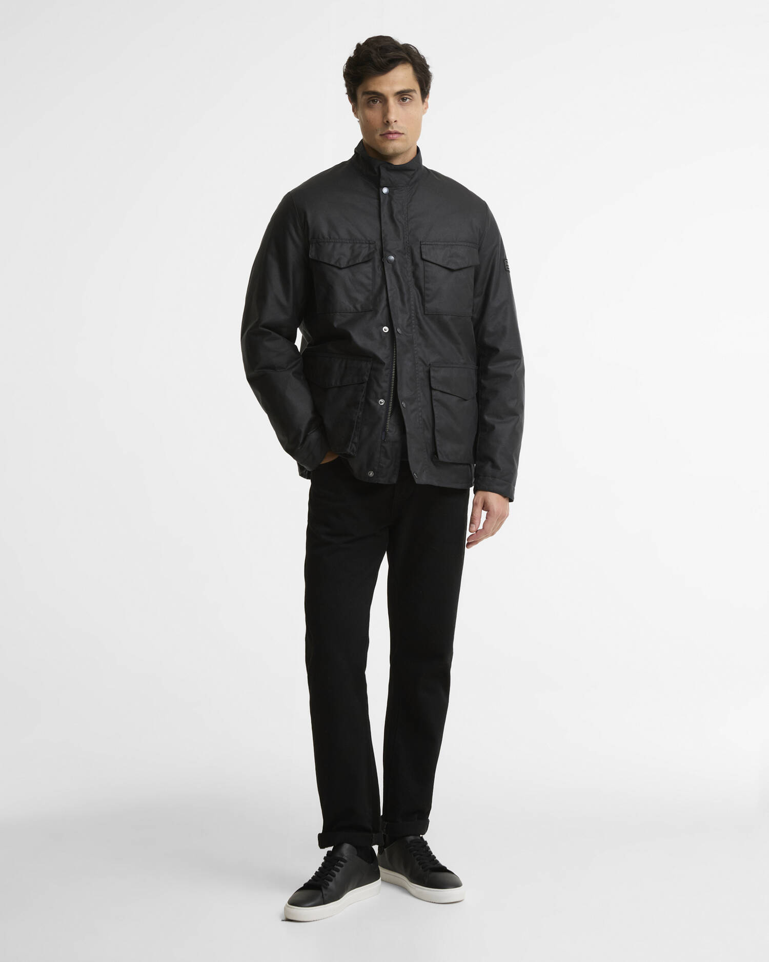 Giacca cerata Milford Dark Navy image number 1