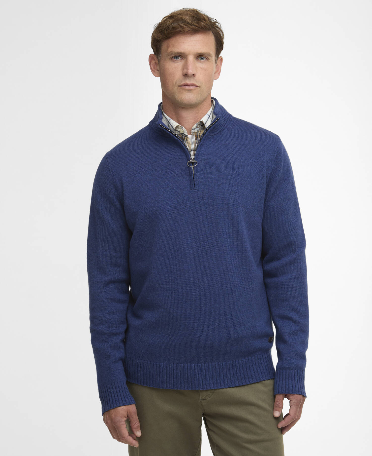 Kelson Quarter-Zip Jumper Blue image number 0