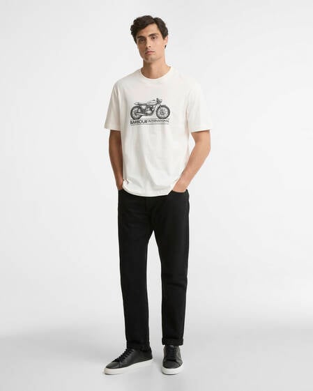 T-Shirt Triton Graphic Whisper White