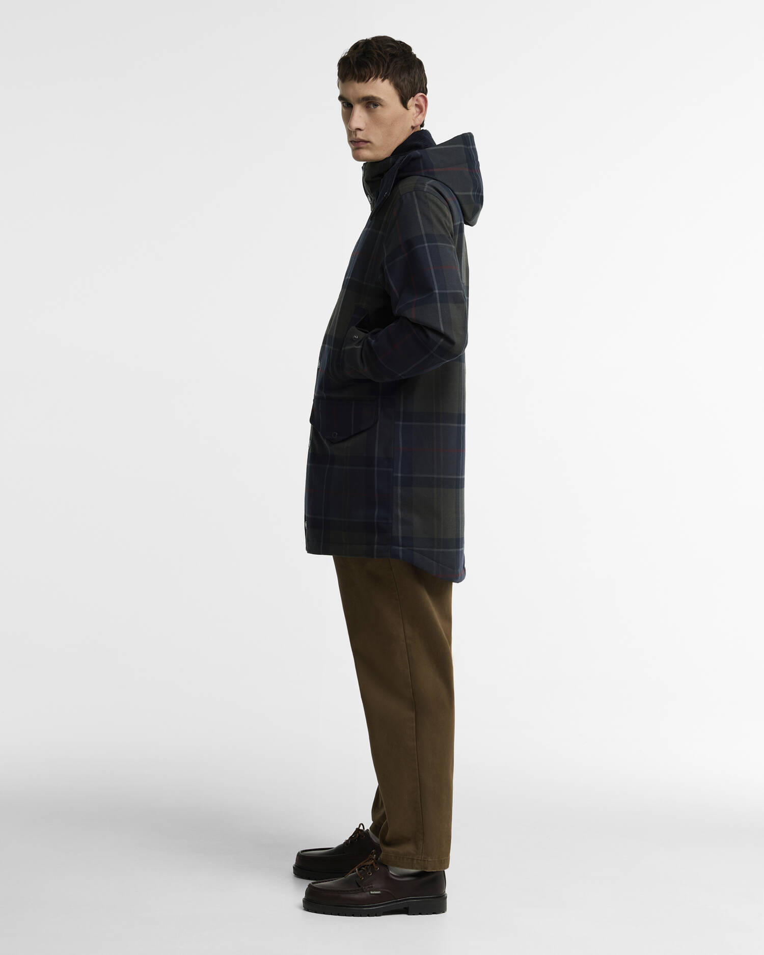 Lonnen Tartan Waterproof Jacket Shadow Classic Tartan image number 1