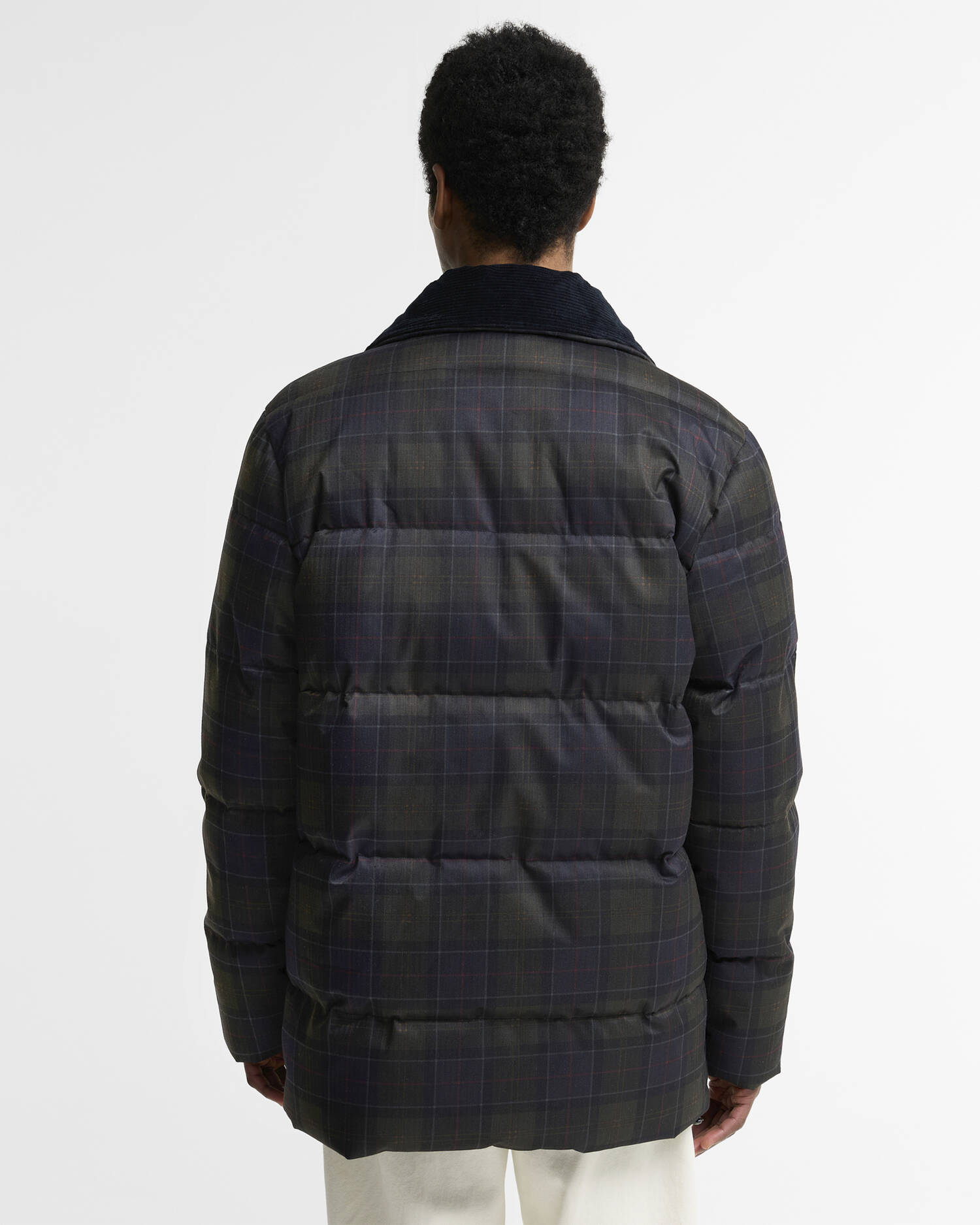 Lonnen Tartan Puffer Jacket Shadow Classic Tartan image number 2