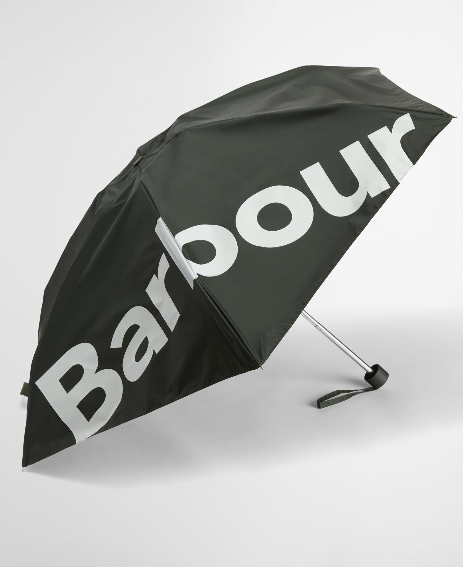 Logo Mini Umbrella Barbour Green