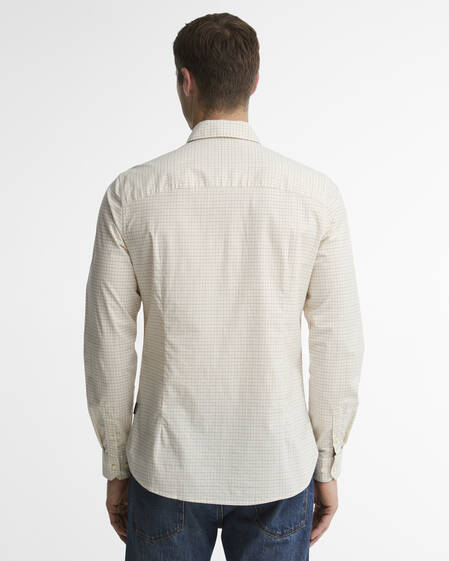 Ashfield Tailored Long-Sleeved Shirt Whisper White
