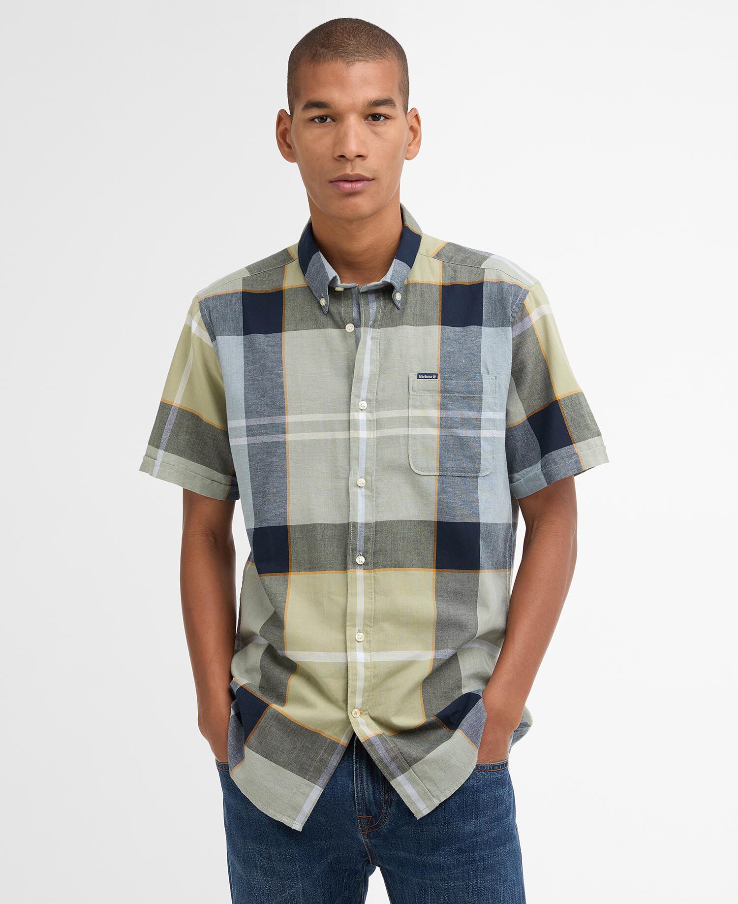 Doughill Tailored Short-Sleeved Shirt Highland Loch Tartan