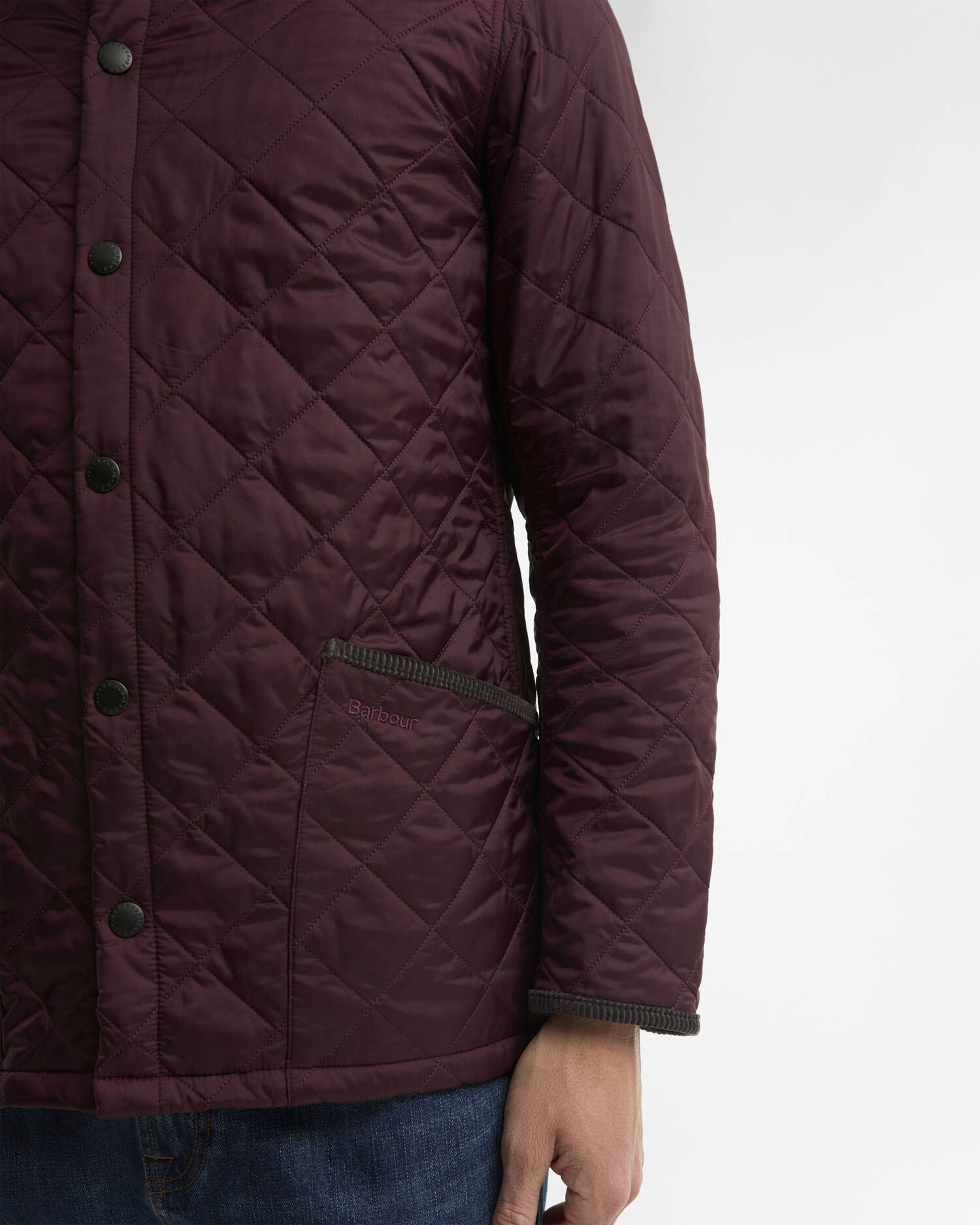 Icons Heritage Liddesdale Quilted Jacket Bordeaux image number 4
