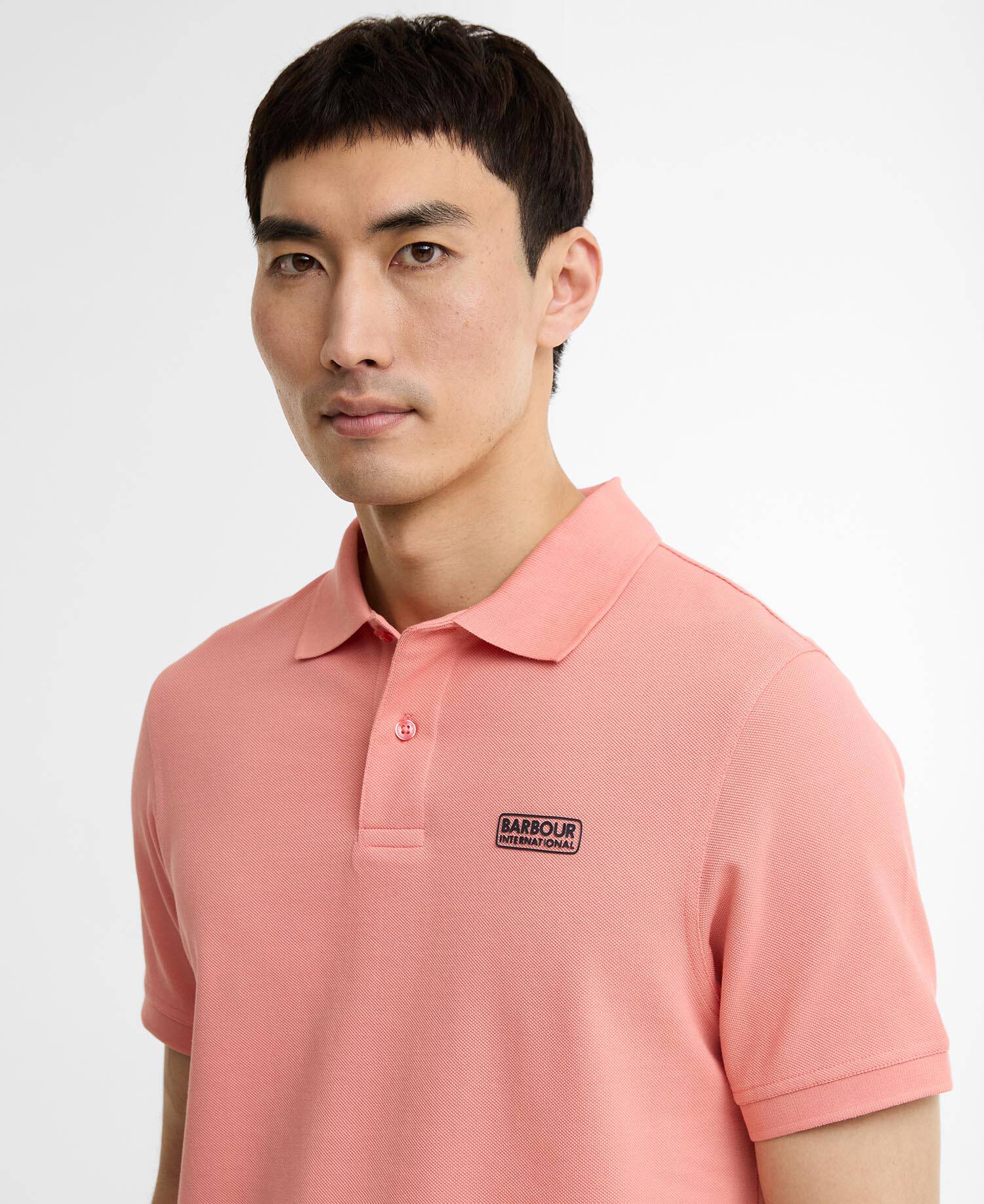 Essential Polo Shirt Burnt Coral image number 3