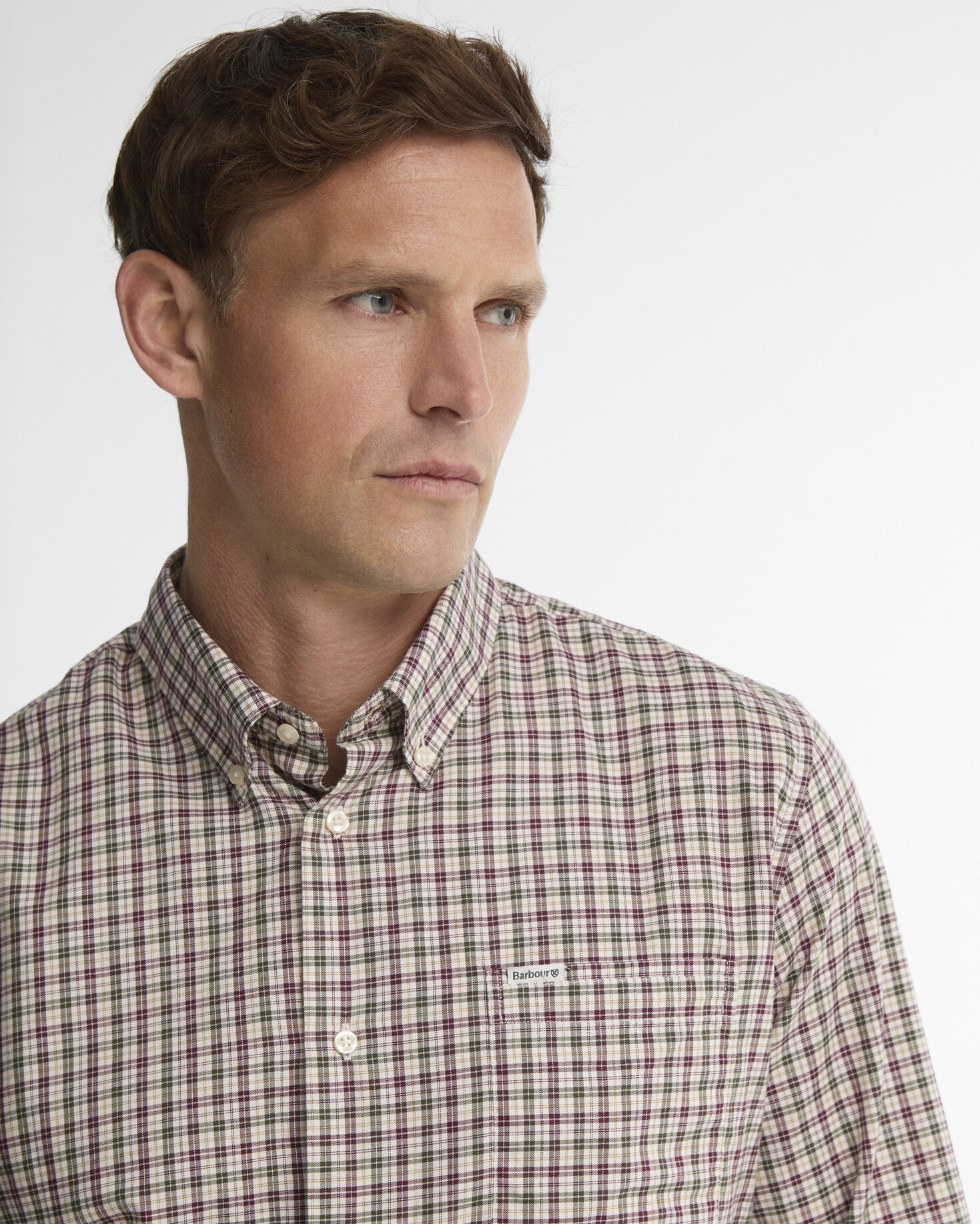 William Regular-Fit Long-Sleeved Shirt Olive