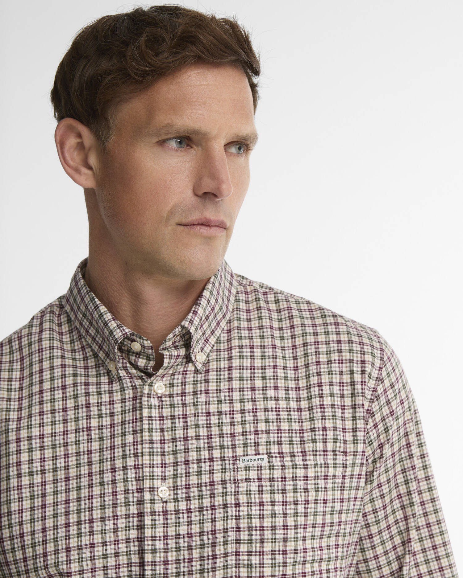 William Regular-Fit Long-Sleeved Shirt Olive image number 3
