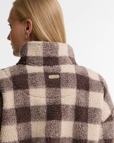 Amaya Check Fleece Truffle Multi