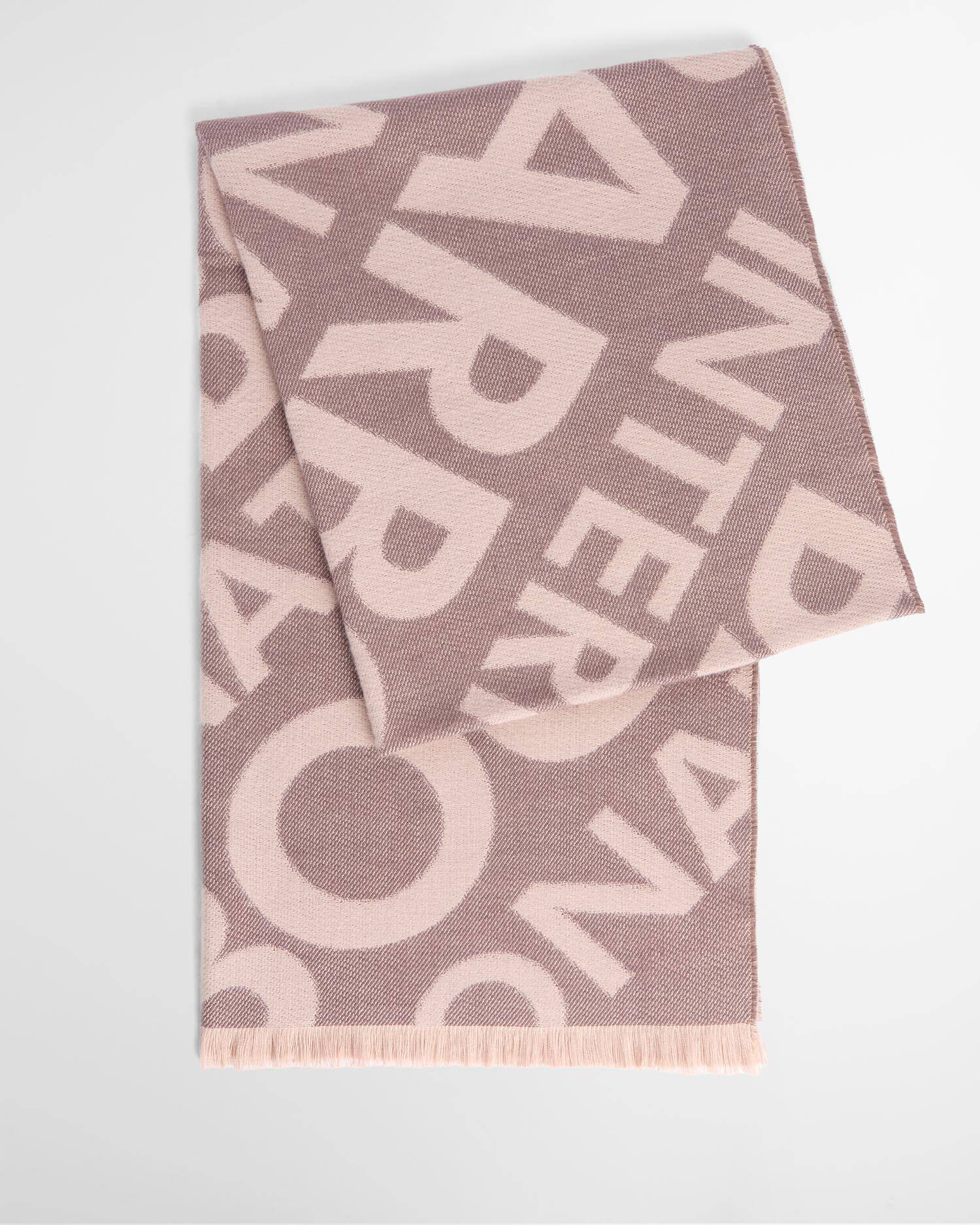 Kenna Logo Scarf Truffle/Nutmeg image number 0