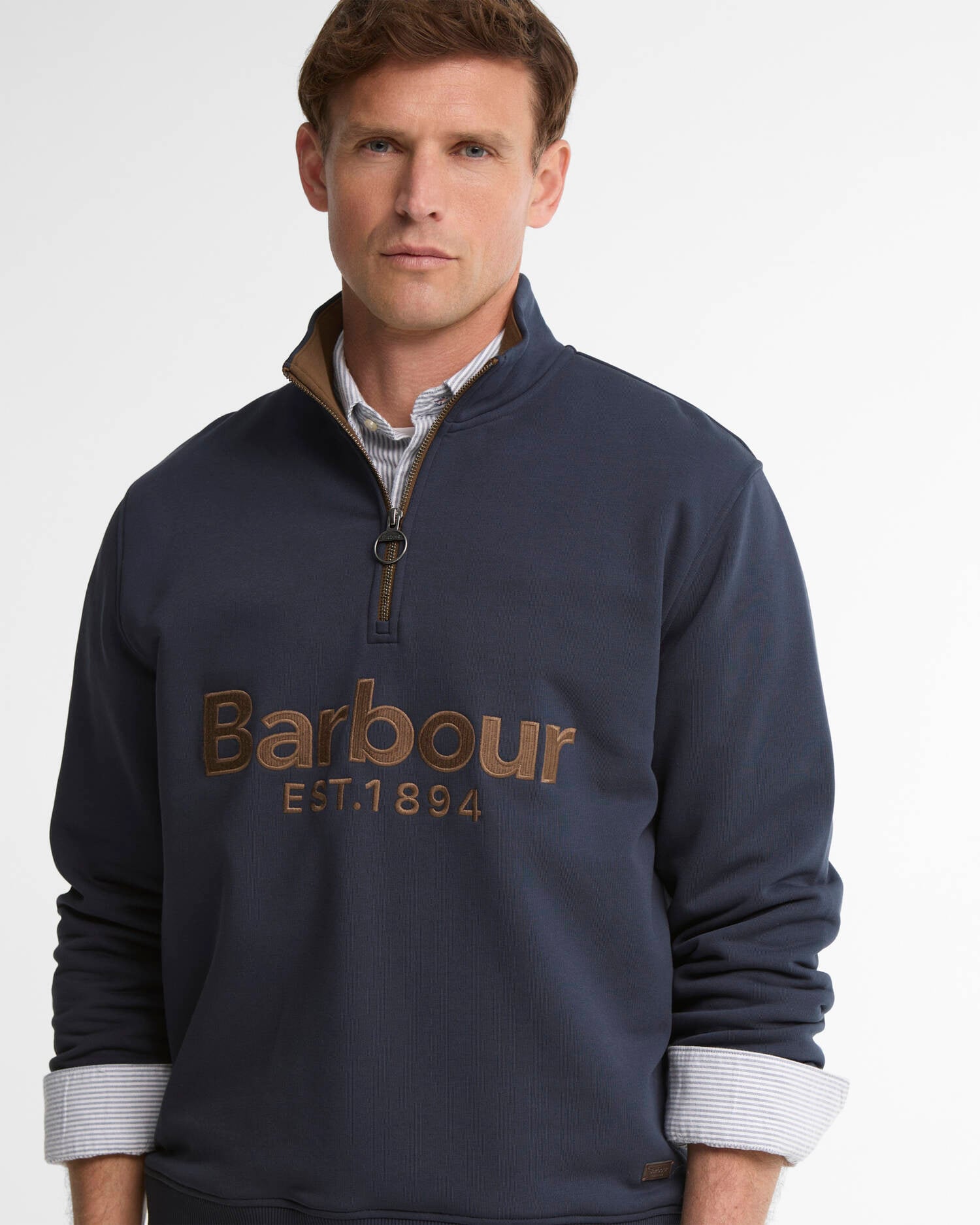 Fosse Half-Zip Sweatshirt Navy image number 3