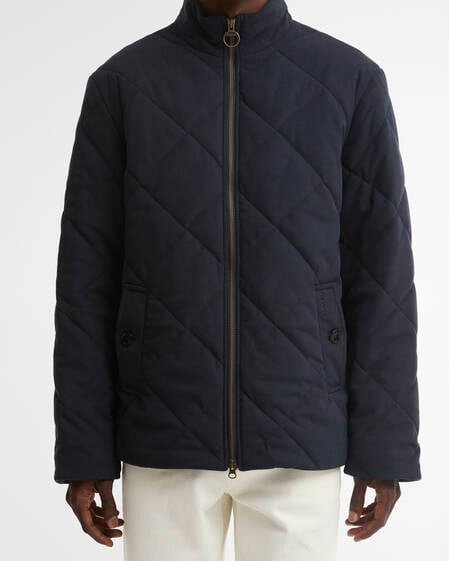 Corden Quilted Jacket Dark Navy