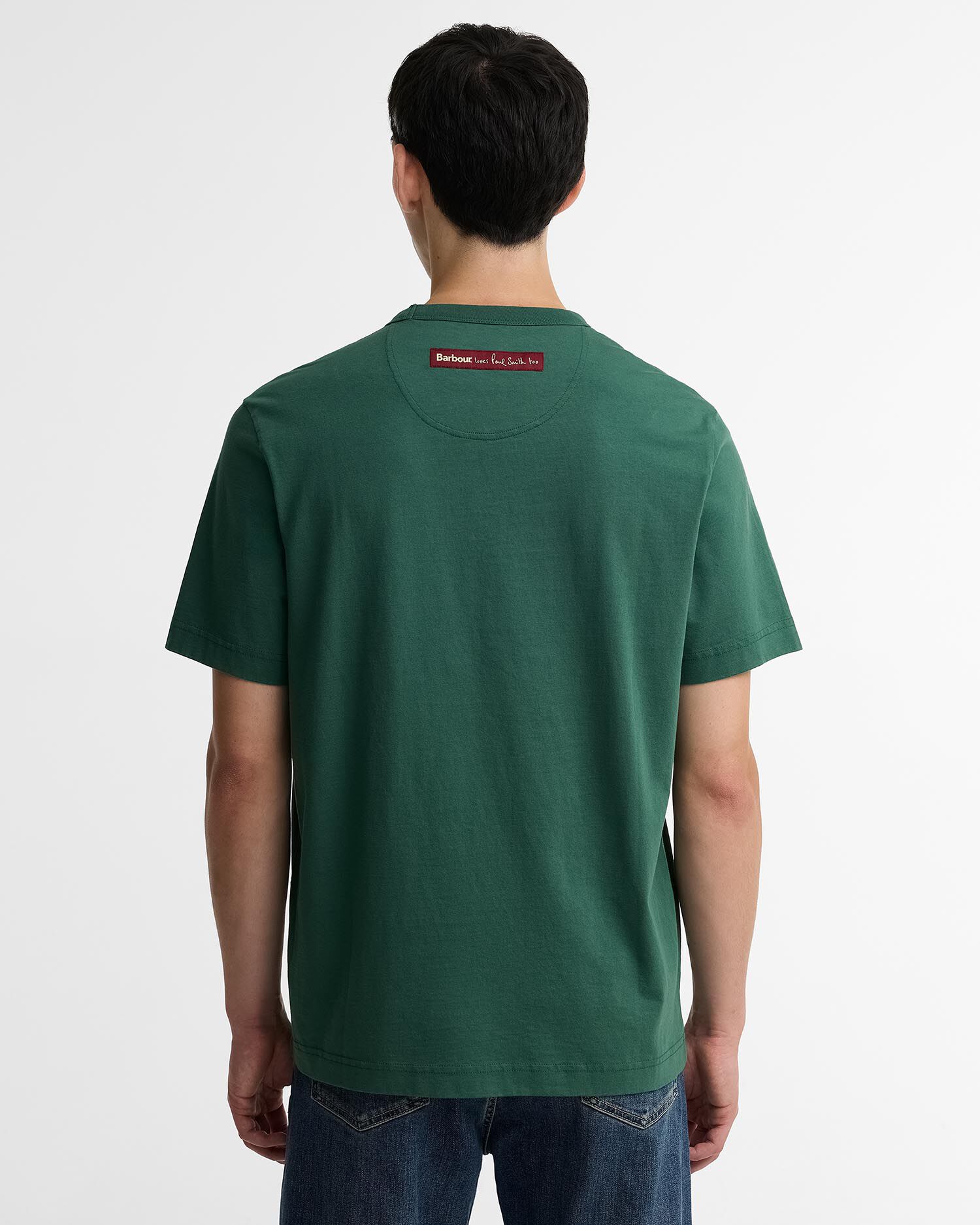 Paul Smith Loves Barbour Key Graphic T-Shirt Bottle Green