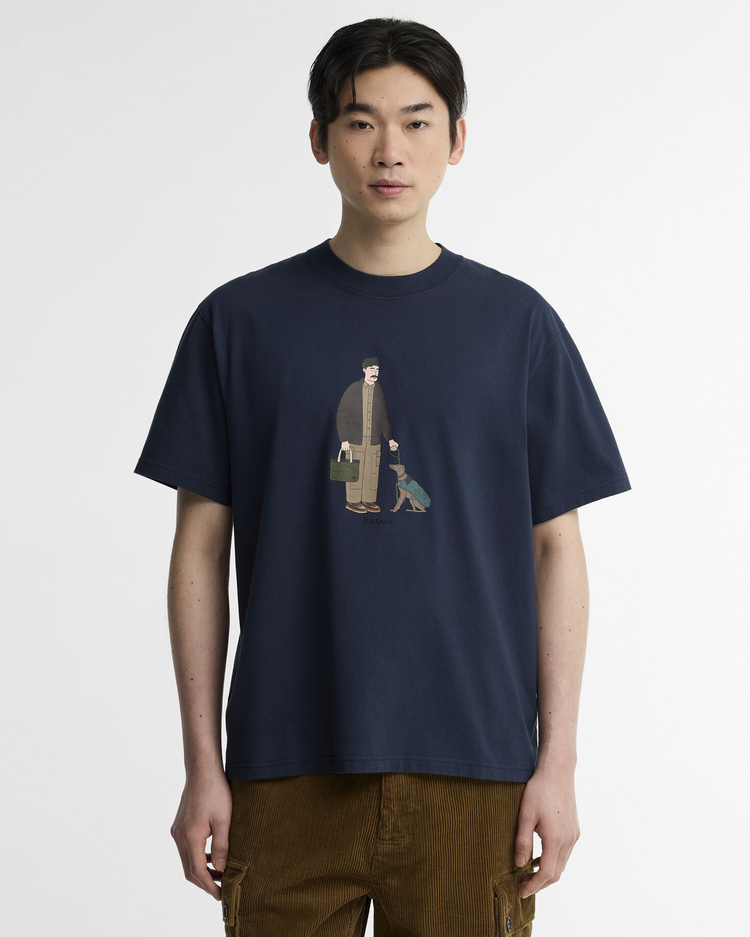 Fordyce Oversized Graphic T-Shirt Navy