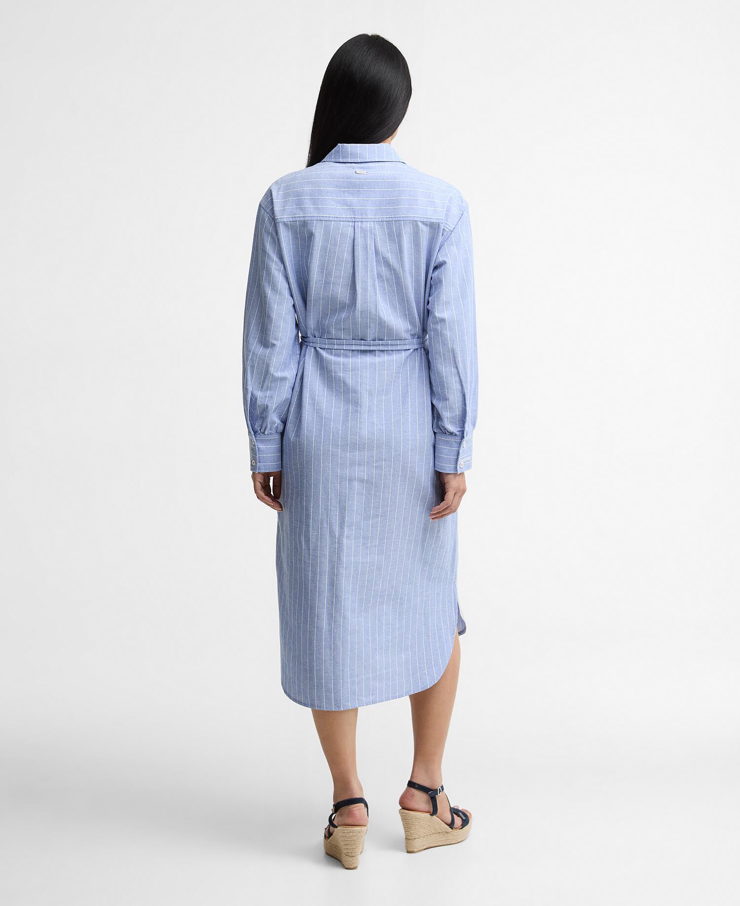 Avon Striped Shirt Dress Chambray/White Stripe