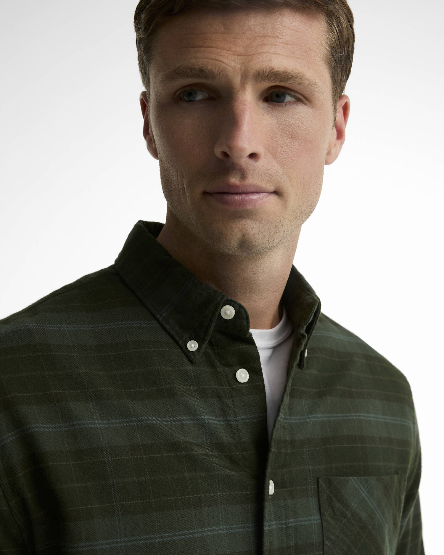 Camicia Mineral a maniche lunghe in tartan con taglio classico Pine Glen image number 3