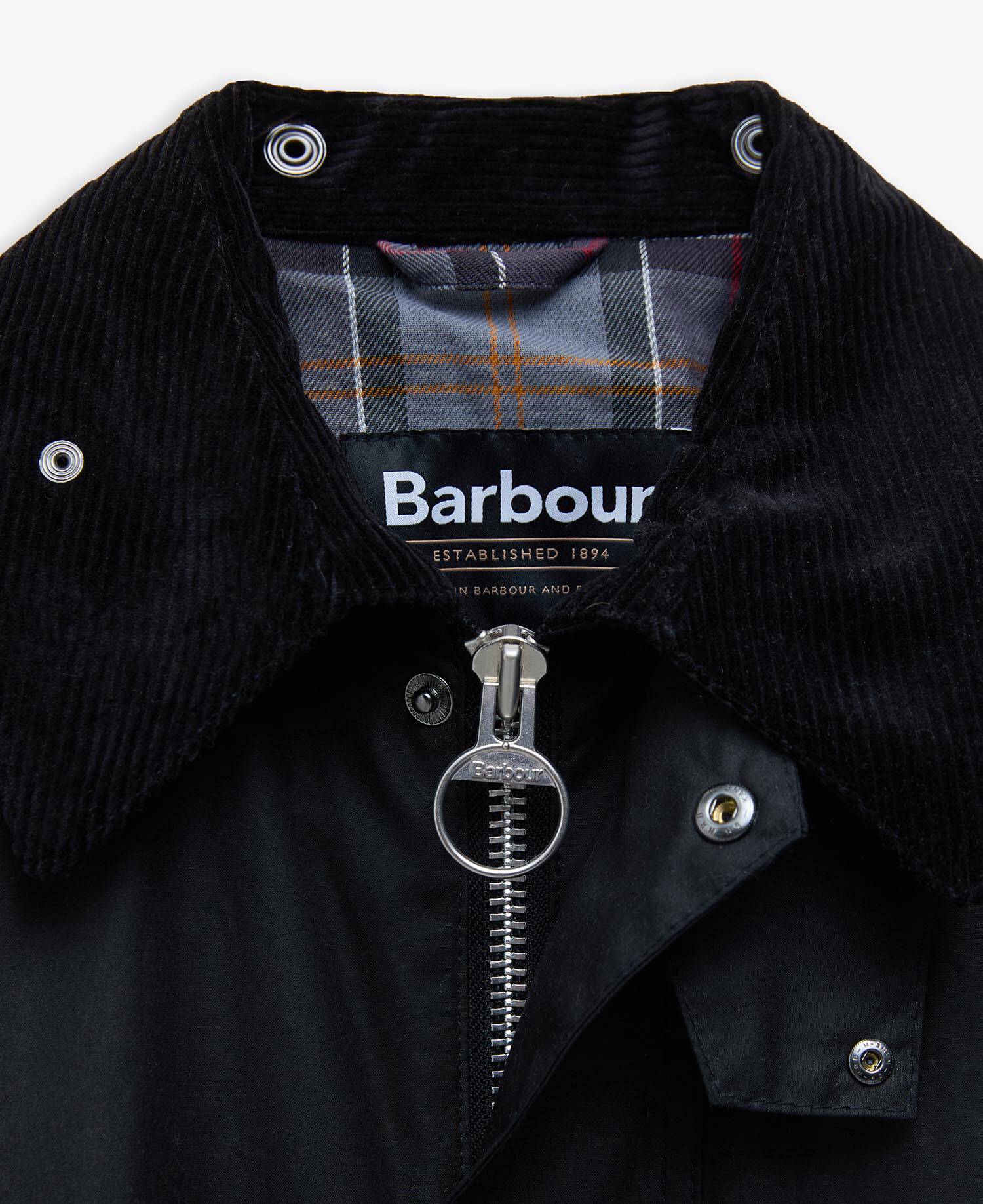 Modified Transport Waxed Jacket Black image number 9