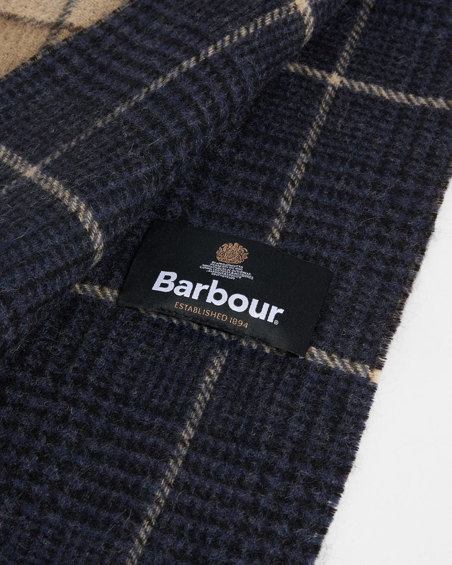 Dramside Reversible Lambswool Scarf Birchwood Dress Tartan