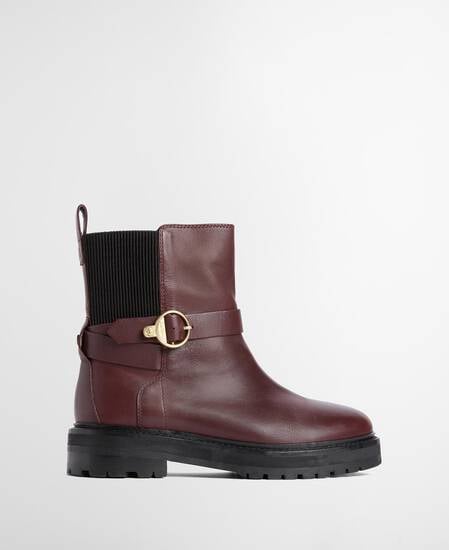 Barbour Lederstiefeletten Alexandra Merlot