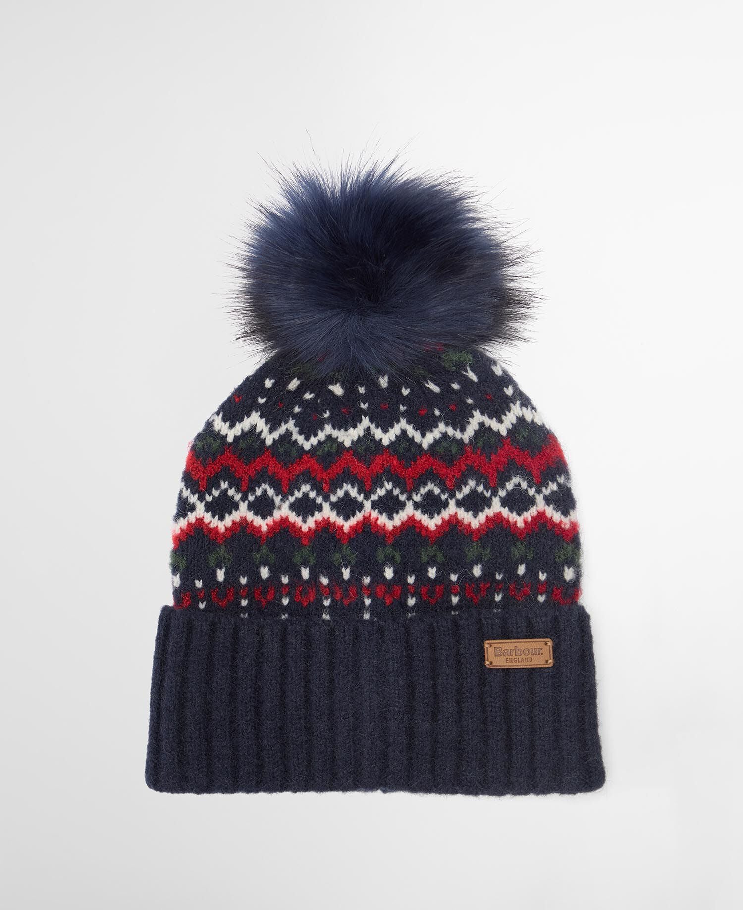 Kingsford Fair Isle Beanie Navy