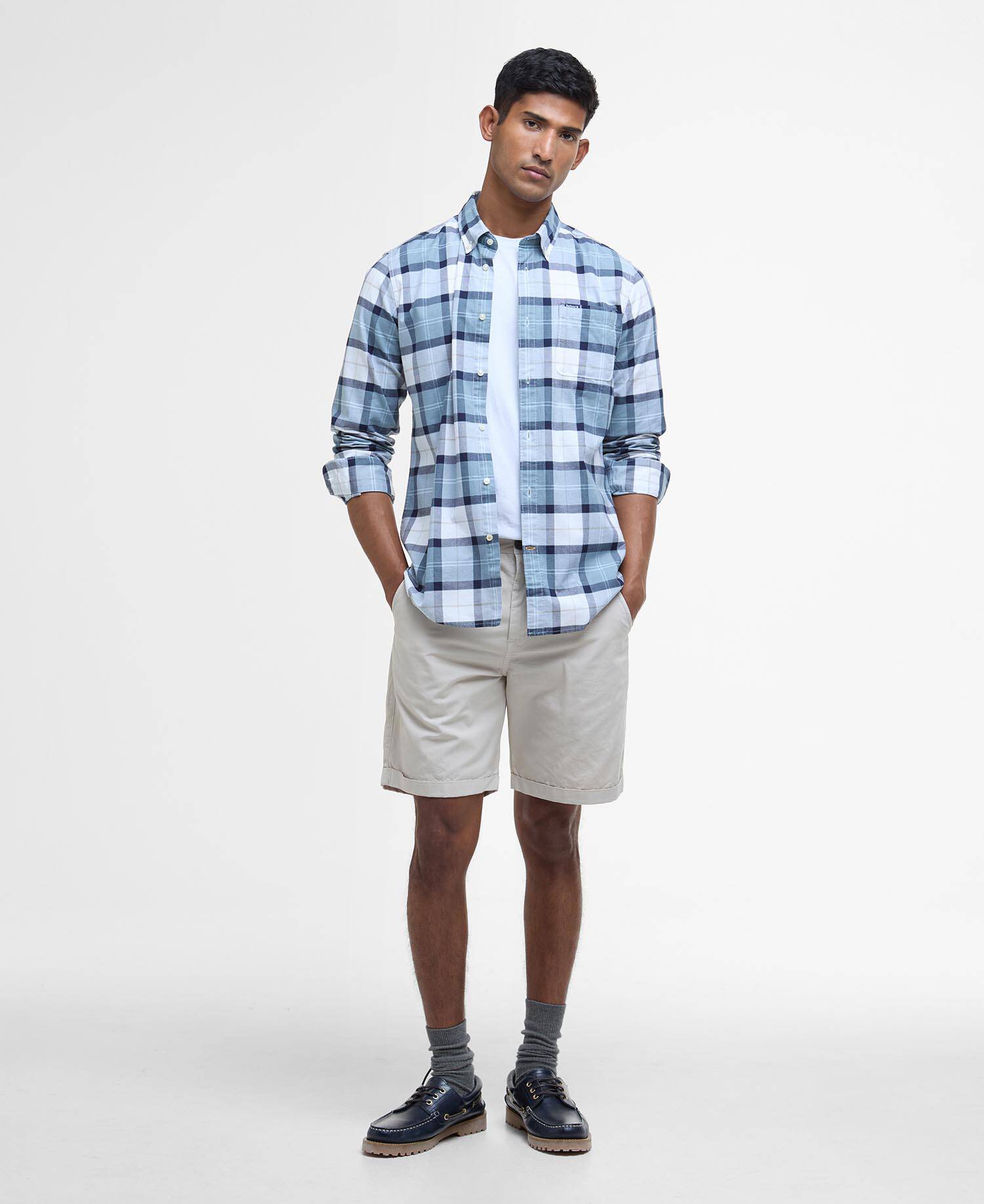 Lewis Tailored Long-Sleeved Shirt Northshore Tartan image number 1