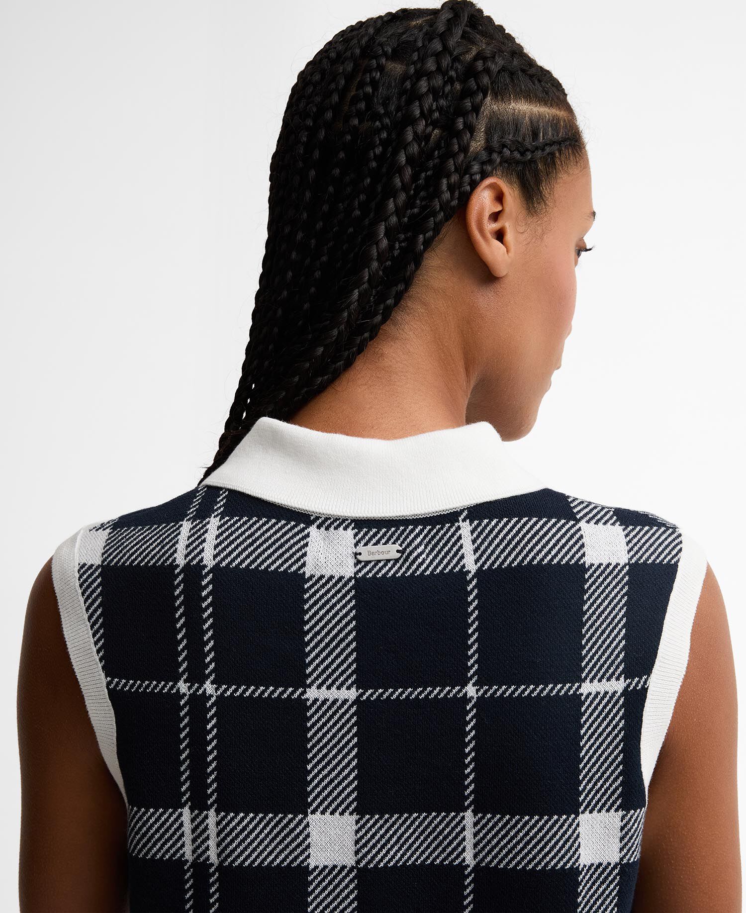 Allerdale Tartan Knitted Vest Multi Check
