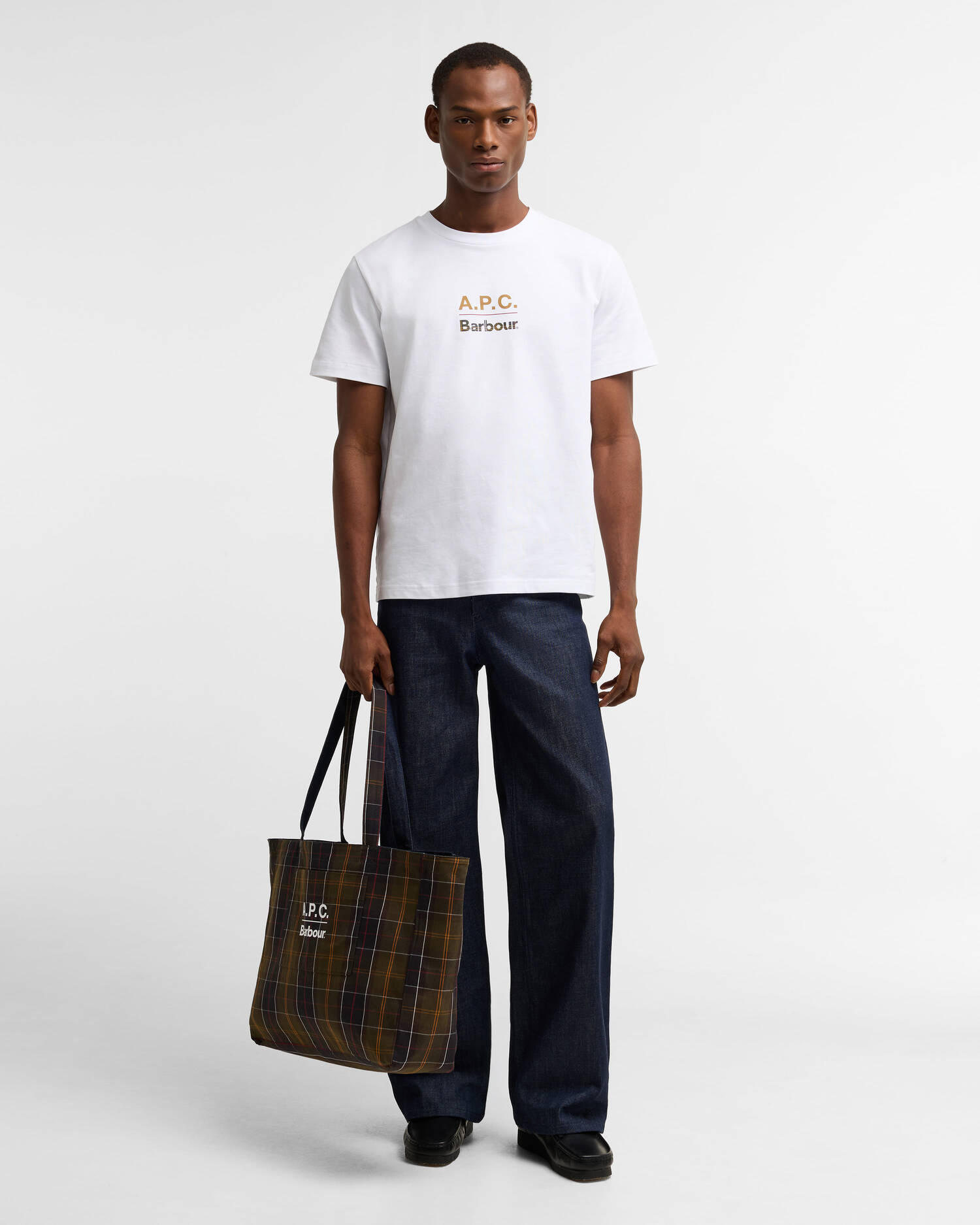 Borsone in denim Barbour x A.P.C. Denim image number 6