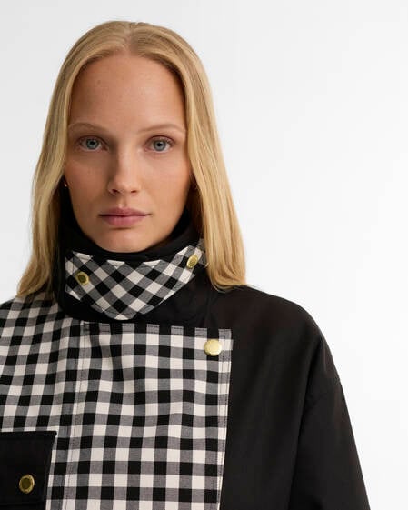 Jacke Gea Gingham Showerproof Northumberland Check/Black
