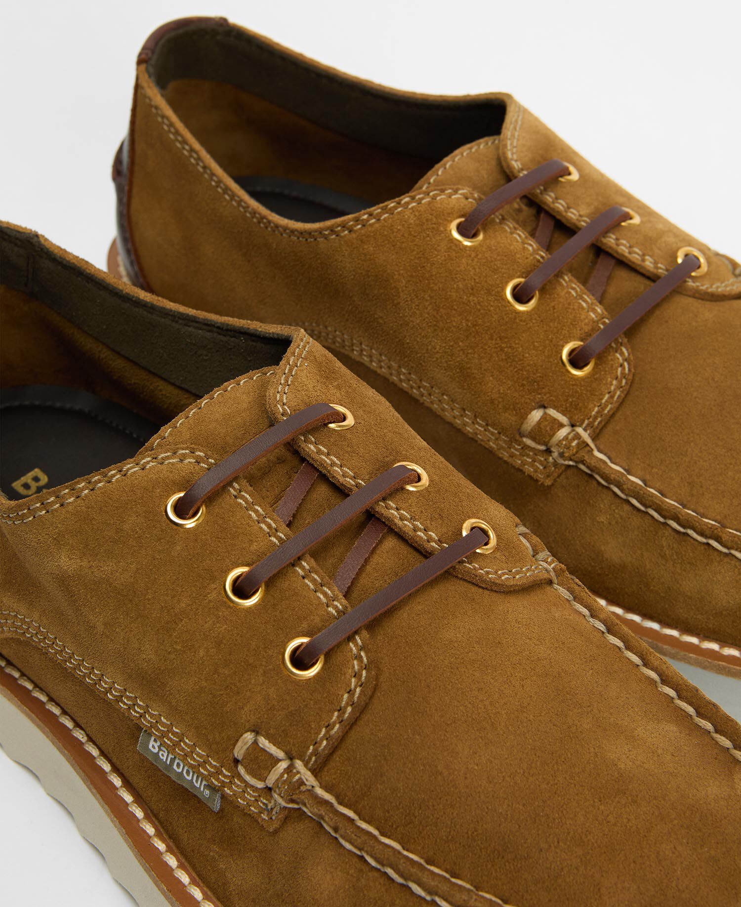 Derby Schuhe Aydon Toffee Suede