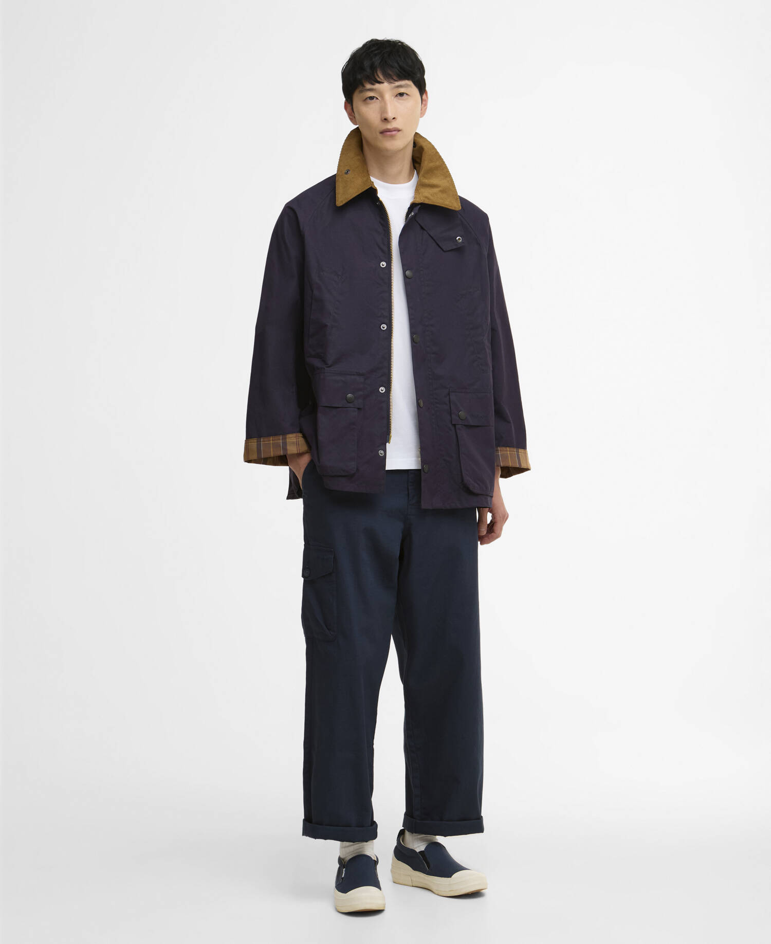 Oversized Bedale Casual jacket Dark Indigo image number 1